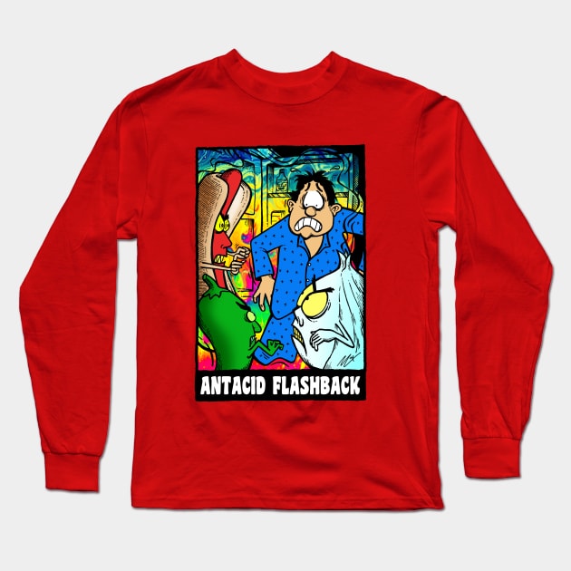 ANTACID FLASHBACK Long Sleeve T-Shirt by BRAVOMAXXX